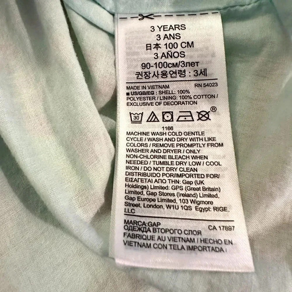 baby GAP | Floral Sleeveless Dress (3T) - Picture 7 of 7